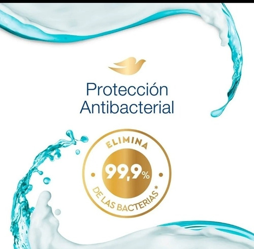 Jabon Antibacterial Dove Cuida Y Protege 3 Unidades De 90 Gr