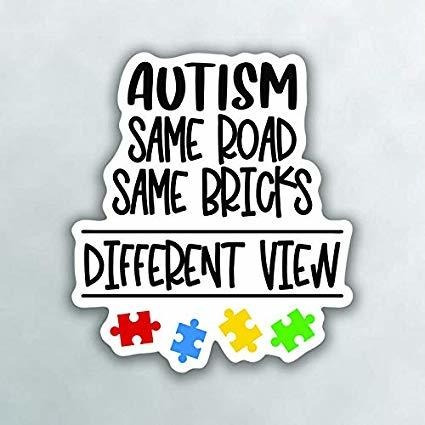 Más Shiz Autismo Mismo Camino De La Etiqueta De Vista Difere