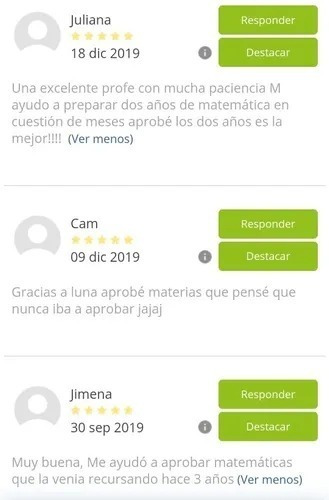 Profesora Matemática Física Química - Online - Virtual