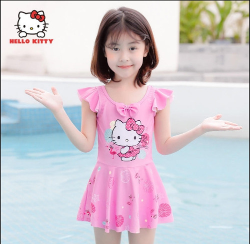 Traje De Baño Hello Kitty -  Vestido