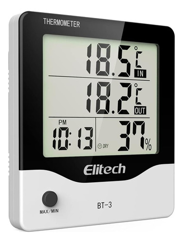Monitor De Temperatura Y Humedad Del Termómetro Higrómetro E