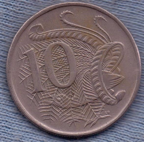 Australia 10 Cents 1968 * Ave Lira *