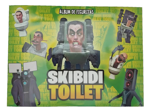Album De Figuritas Skibidi Toilet 2024. Rey