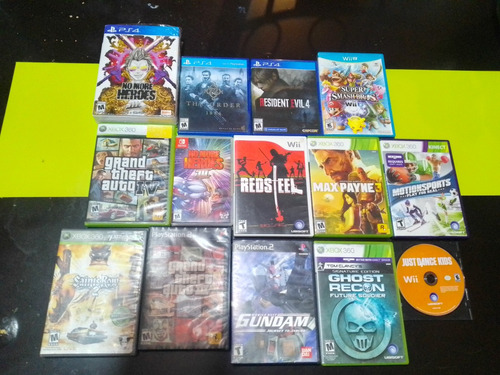 Lote De Juegos Ps4, Xbox Y Nintendo