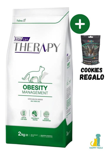 Vitalcan Therapy Obesity Cat X 2 Kg - Happy Tails