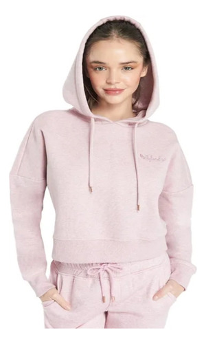 Sudadera Crop Con Capucha Para Mujer Modelo V99