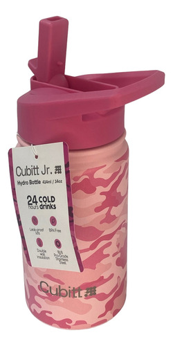 Termo Cubitt Jr. 414ml/14oz 24 Frío Niña Camuflaje Con Pico