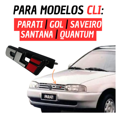 Emblema Cli Grade Diantei Santana Quantum Gol Parati Bola G2