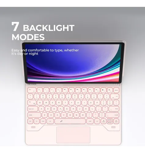 Dexnor Para Samsung Galaxy Tab S10+ Plus/s9+ Fe+ Rosa