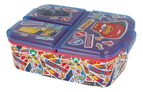 Lunchera Infantil Multiple 3 Compartimientos Plastico Stor 