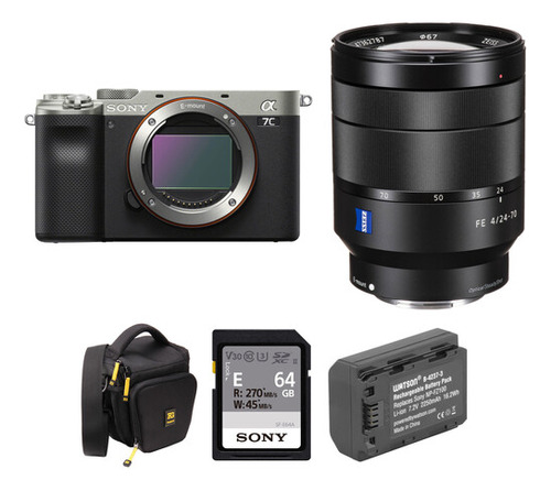 Cámara Sony A7c Mirrorless Con Lente 24-70mm F/4 Y Kit Acce