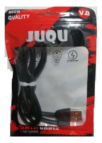 Cable V8 De 1 M De Cables De Carga Usb Siliconado/