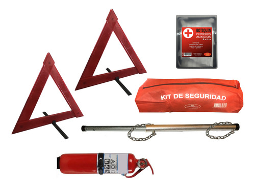 Kit Vtv De Seguridad Para Auto Emergencia Reglamentario Iael