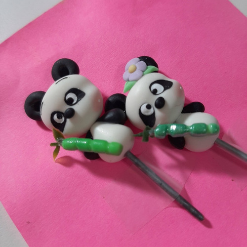 Imagem 4 de 4 de Pingente Decorativo Pra Vaso - Pandas