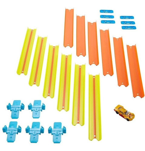 Imagem 4 de 8 de Hot Wheels Track Builder Conjunto De Pista - Glc91 Mattel