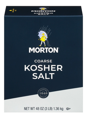 Morton Sal Kosher Gruesa Premium Chef Alta Cocina 1.36 Kg