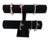 Comprar Exhibidor De Pulseras Doble Negro Exhibidor De Relojes