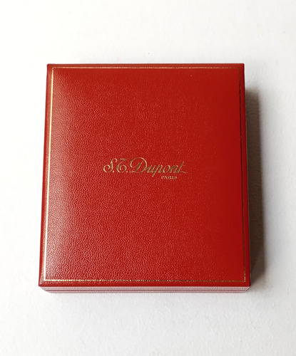 Encendedor S.t. Dupont Paris De Plata Con Estuche (Usado)
