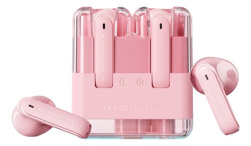 Audífonos Intrauditivos Inalámbricos Monster Xkt12 Rosa