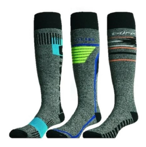 2 Pares Medias Termicas Hombre Dufour Toalla Ski Snowboard