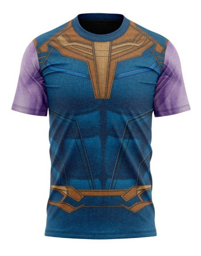 Imagem 1 de 4 de Thanos - Camiseta Adulto Tecido Dryfit