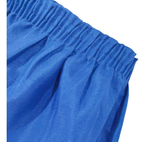 Saia Box King Franzida Micropercal Com Elástico Ajustável Cor Azul Royal