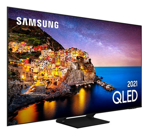 Imagem 2 de 5 de Smart Tv Samsung Qled 85 4k Wi-fi Tizen Comando De Voz