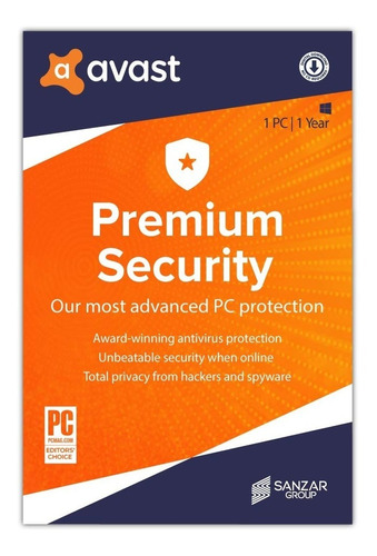 Avast Premium Security Antivirus 1 Dispositivos 1 Año