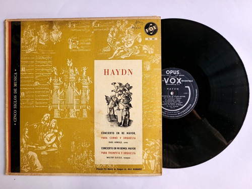 Haydn Karl Arnold Corno Walter Gleisle Trompeta Vinilo Lp 