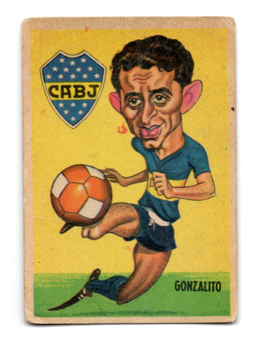 Figurita Boca Tarjeton Futbol Sport 1967 N° 29 Gonzalez