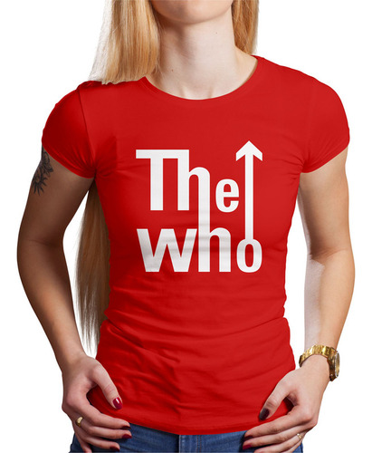 Polo Dama The Who (d0186 Boleto.store)