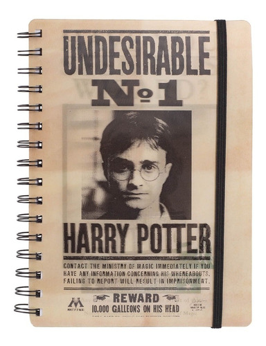 Libreta 3d Harry Potter - Sirius Black & Harry Potter