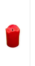 Comprar Velas Led Rojas Decorativas Luz Roja + Pilas De Regalo