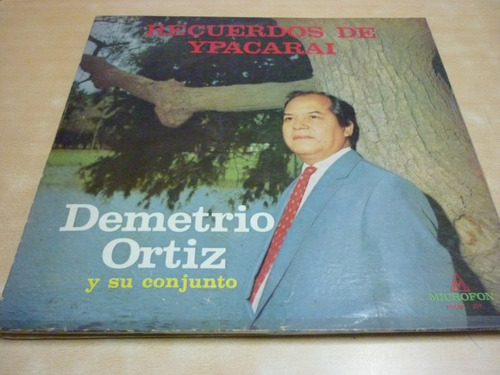 Demetrio Ortiz Recuerdo Ypacarai Vinilo Vg Autografiado