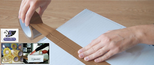 Imagen 6 de 10 de Cinta Adhesiva Impresa Delicado Sellado 48mmx200mt