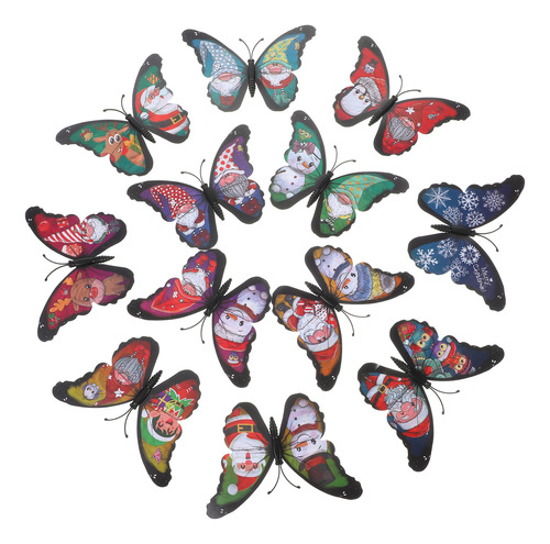 24 Pegatinas De Decoración De Pared Con Diseño De Mariposas