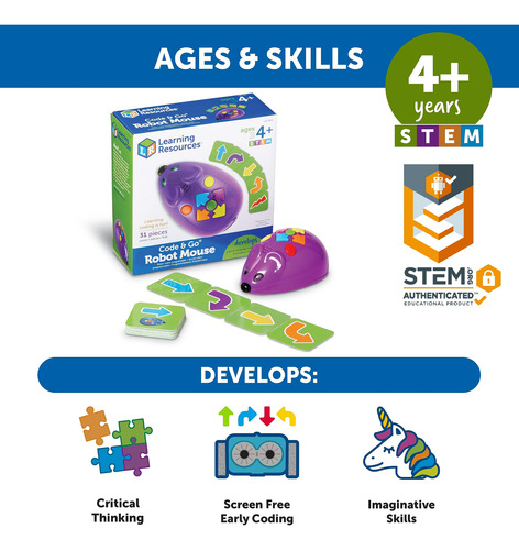 Coding Stem Toy | Recursos De Aprendizagem | Code & Go Robot