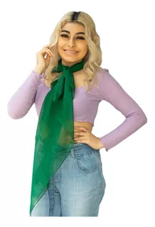 Mascada Mujer Pañoleta Ejecutiva Lisa Colores A Elegir
