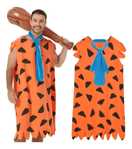 Zyy Fantasia De Cosplay De Fred Flintstone Para Homens 24