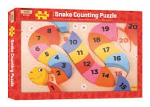 Puzzle Serpiente Madera 20 Piezas B42