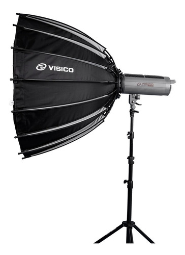 Imagen 5 de 10 de Soft Box Deep Parabólico 90cm Grid Visico P/ Bowens Sb-018