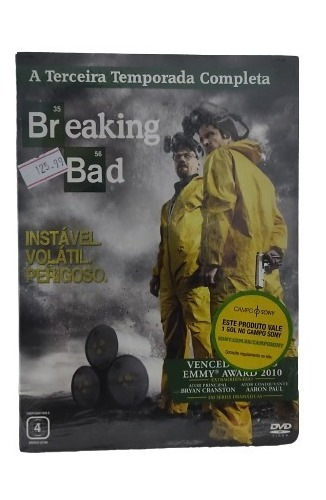 Dvd Breaking Bad*/ A Terceira Temporada Completa ( Lacrado )