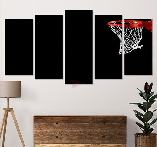 Políptico Basketball Cbl2 Canvas Grueso 200x105