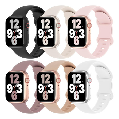 Bandas De Silicona Slimband P/ Apple Watch, Colores Surtidos