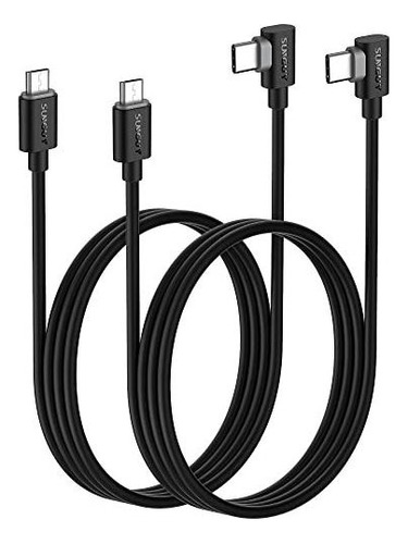 Cable Sunguy Usb C A Micro Usb Otg [paquete De 2 3 Pies] D