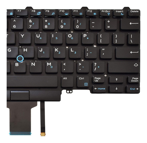 Reemplazo De Teclado Retroiluminado Compatible Con Dell E...