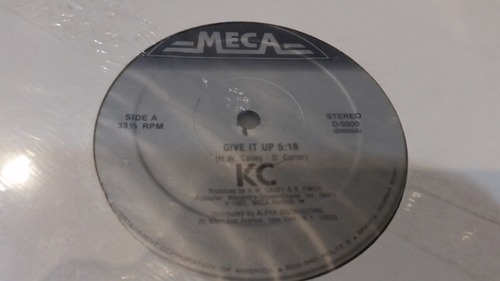 Kc & The Sunshine Band Give It Up Vinilo Maxi Cerrado 1983