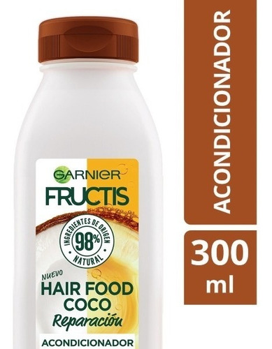 Imagen 2 de 10 de Acondicionador Hair Coco 300ml Fructis