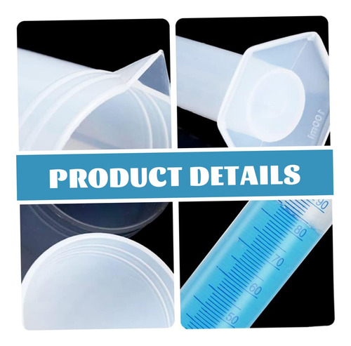 Probeta De Plástico Graduada De 250 Ml, Hidrómetro Con