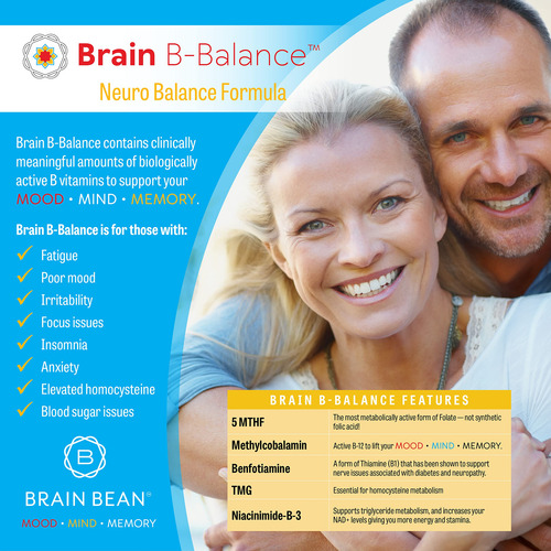 Brain B Balance Multivitaminas Metiladas 60 Cápsulas Veganas